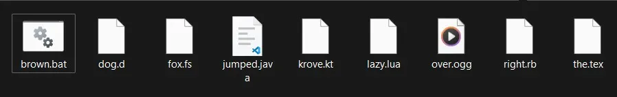 Windows file icons